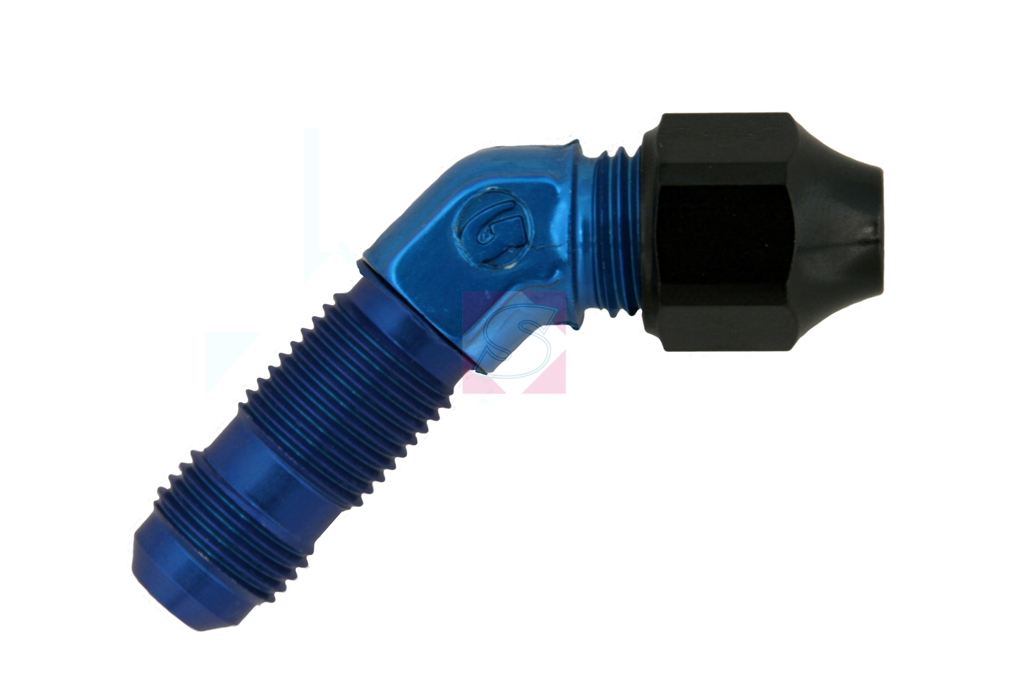 Bulkhead 45° 4D Hardline Fittings Aluminum Hose connectors